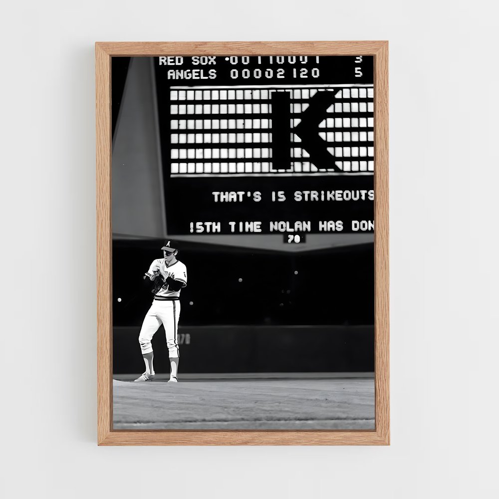 Poster Nolan ryan – affiche Baseball (vue 4)